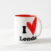ロンドンが大好き ツートーンマグカップ (正面右)