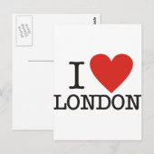 ロンドンが大好き ポストカード (正面/裏面)