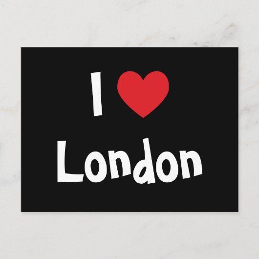 ロンドンが大好き ポストカード (正面)