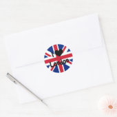 ロンドンが大好き ラウンドシール (封筒)