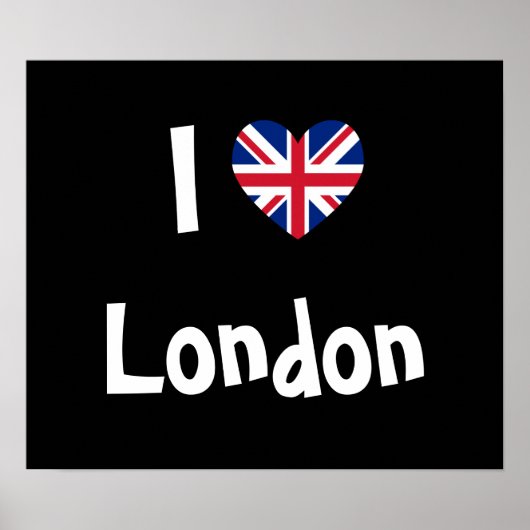 ロンドンが好き ポスター (正面)