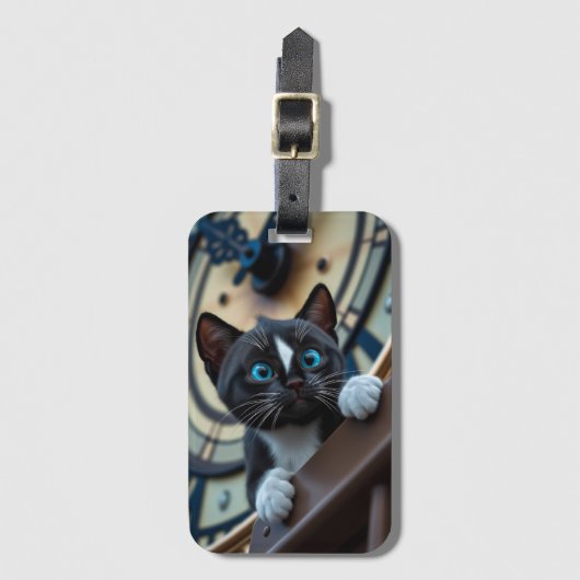 ロンドンつるに出る – Felini Big Benラッゲージタグ ラゲッジタグ (正面縦)