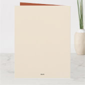 ロンドンでのクリスマス　旅行者へのポストカードギフト カード (裏面)