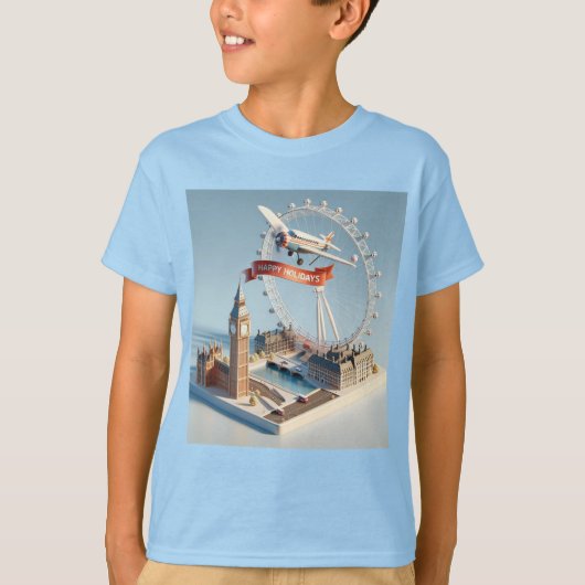 ロンドンでの休暇by Natasha Us Tシャツ (正面)