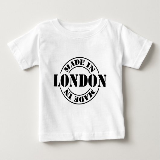 ロンドンで作られる ベビーTシャツ (正面)