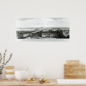 ロンドンとウェストミンスターの都市の風景 ポスター (キッチン)