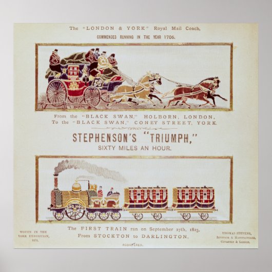 「ロンドンとヨーク」のメー王室のルコーチ ポスター (正面)