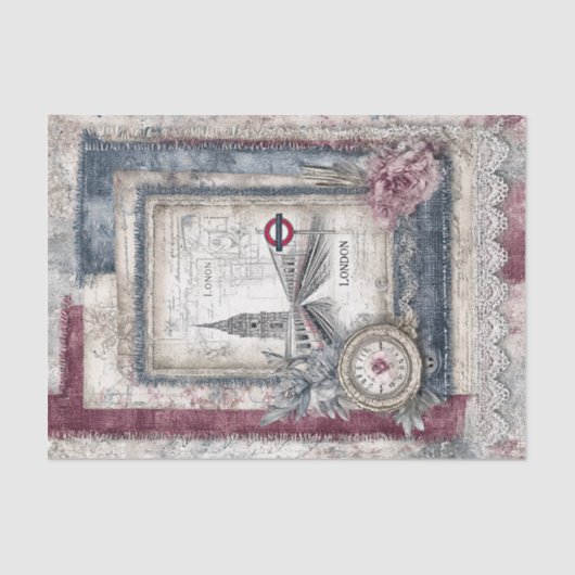 ロンドンとレースデクページ 薄葉紙 (正面)