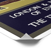 ロンドンと北東鉄道ヴィンテージ旅行 ポスター (角)