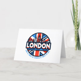 ロンドンに疲れている サンキューカード