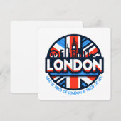 ロンドンに疲れている 招待状 (正面/裏面)