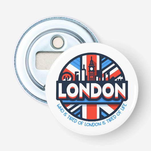 ロンドンに疲れている 栓抜き (正面)