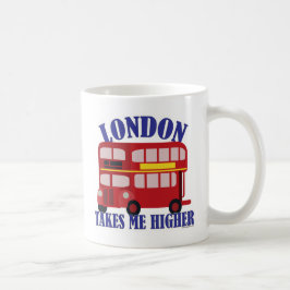 ロンドンのおもしろいバスは私を高くする コーヒーマグカップ