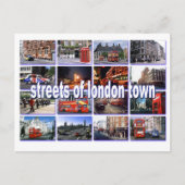 ロンドンのはがきの通り ポストカード (正面)