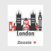 ロンドンのアイコン シール (シート)