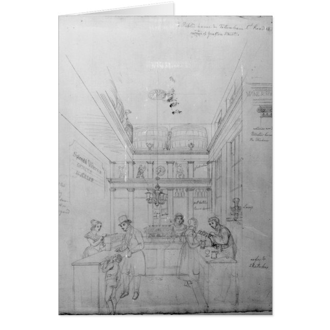 ロンドンのアルコール飲料の店1839年 (正面)