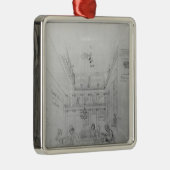 ロンドンのアルコール飲料の店1839年 メタルオーナメント (右)