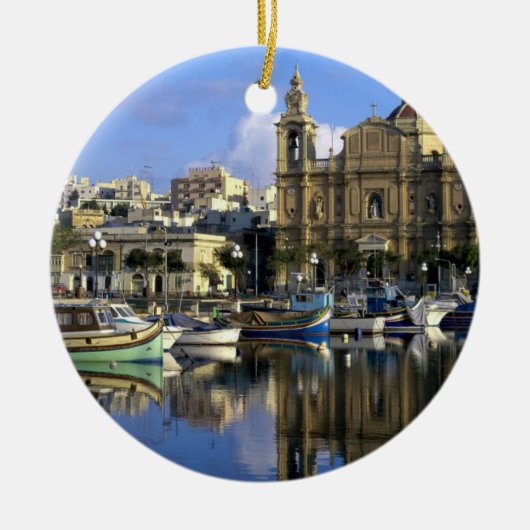 ロンドンのイギリスのオーナメント セラミックオーナメント (正面)