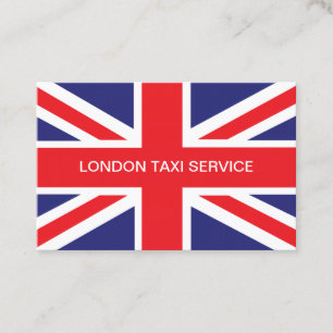 ロンドンのイギリスのタクシーサービス 名刺