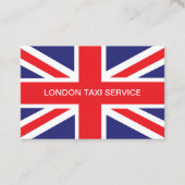 ロンドンのイギリスのタクシーサービス 名刺 (正面)