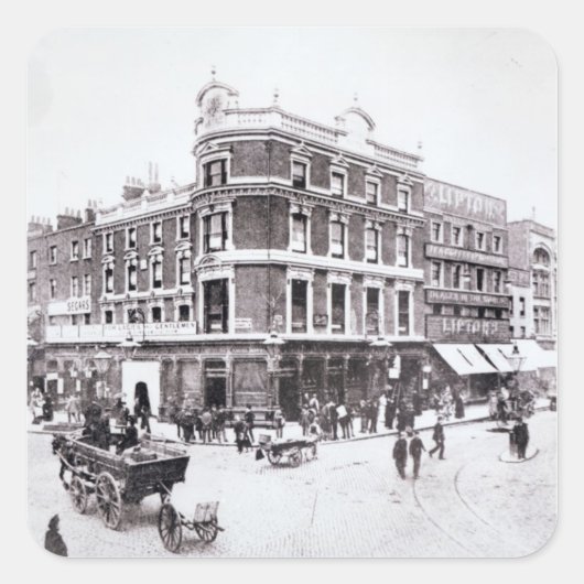 ロンドンのイズリントンのペンタンドヴィル・ロード・シーン スクエアシール (正面)