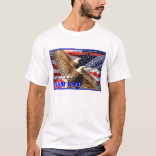 ロンドンのオリンピック2012年のアメリカ米国の白頭鷲 Tシャツ