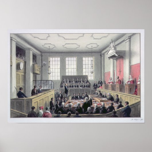 ロンドンのオールドベイリー ポスター (正面)