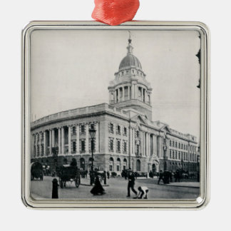 ロンドンのオールドベイリー メタルオーナメント