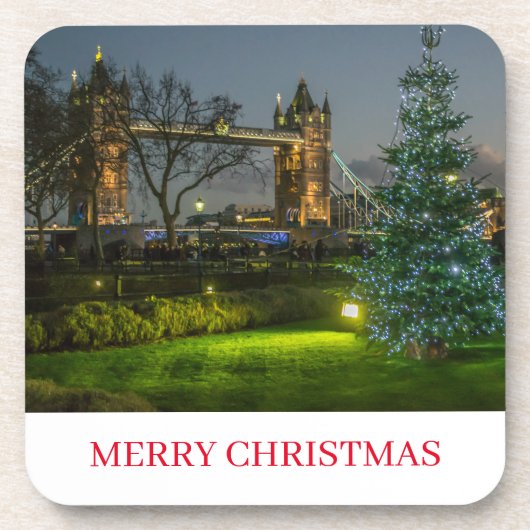 ロンドンのクリスマスビューのコースター コースター (正面)
