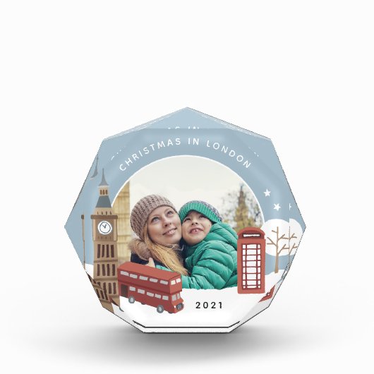 ロンドンのクリスマス記念碑 フォトブロック (正面)