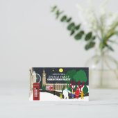 ロンドンのクリスマス・ギャング クリスマスパーティーのチケット エンクロージャーカード (スタンド正面)