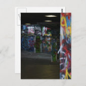 ロンドンのグラフィティスケートパーク ポストカード (正面/裏面)