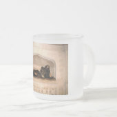 ロンドンのシェークスピア フロストグラスマグカップ (正面右)