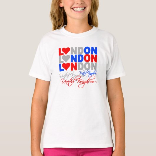 ロンドンのシャツ – スタイルとカラーを選択 Tシャツ (正面)