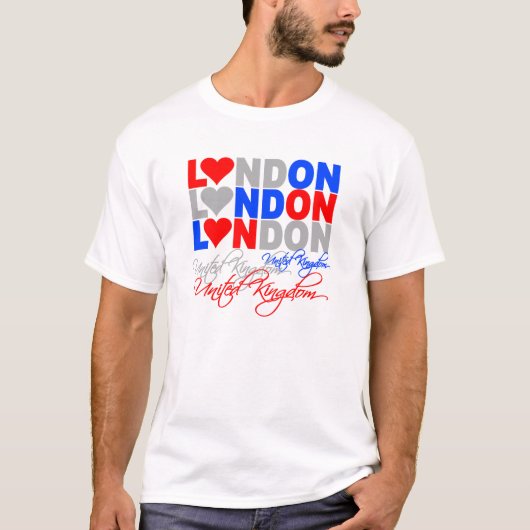 ロンドンのシャツ – 選択スタイル Tシャツ (正面)