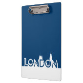 ロンドンのシルエット クリップボード (左)