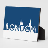 ロンドンのシルエット フォトプラーク (側面)