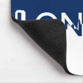 ロンドンのシルエット マウスパッド (コーナー)