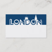 ロンドンのシルエット 名刺 (裏面)