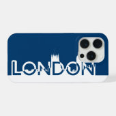 ロンドンのシルエット iPhoneケース (裏面横)