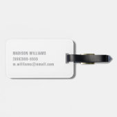 ロンドンのスカイラインによって着色される建物 ラゲッジタグ (裏面横)