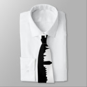 ロンドンのスカイラインのシルエットの都市景観 ネクタイ (タイ)