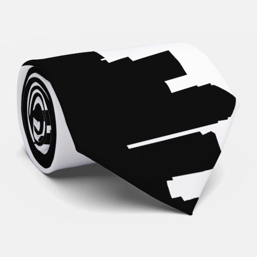 ロンドンのスカイラインのシルエットの都市景観 ネクタイ (ロール)