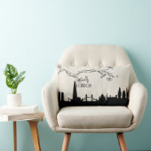 ロンドンのスカイラインデコ ランバークッション (椅子)