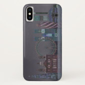 ロンドンのスカイラインナイトリフレクション Case-Mate iPhoneケース (裏面)
