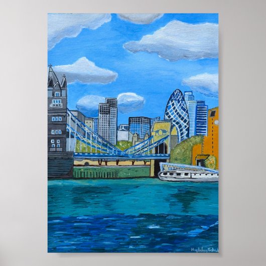 ロンドンのスカイライン ポスター (正面)