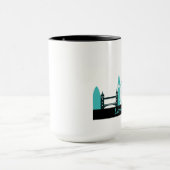 ロンドンのスカイライン マグカップ (中央)