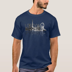 ロンドンのスカイライン Tシャツ