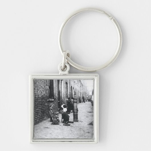 ロンドンのスラム街 キーホルダー (正面)