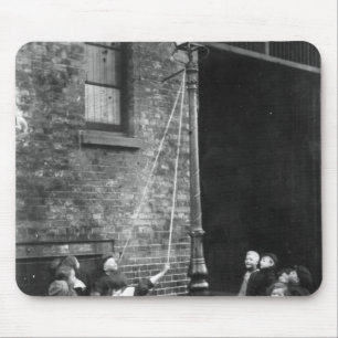 ロンドンのスラム街、c.1900 マウスパッド